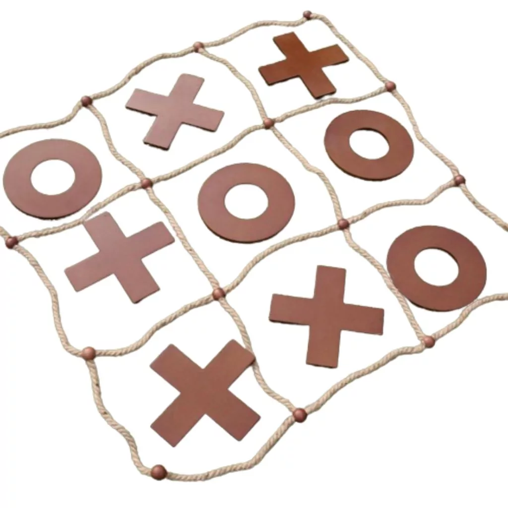 Jeu en bois : Morpion