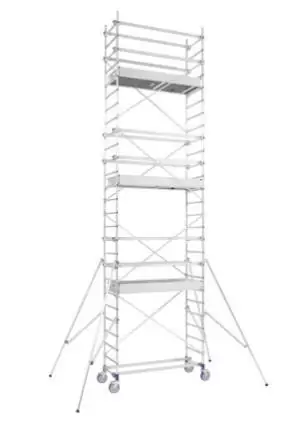 Echafaudage modulable 2-6m compatible escalier