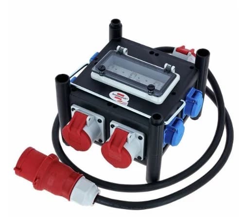 Coffret électrique Triphasé BRENNENSTUHL - 3 prises 32/16A + 4 prises 16A