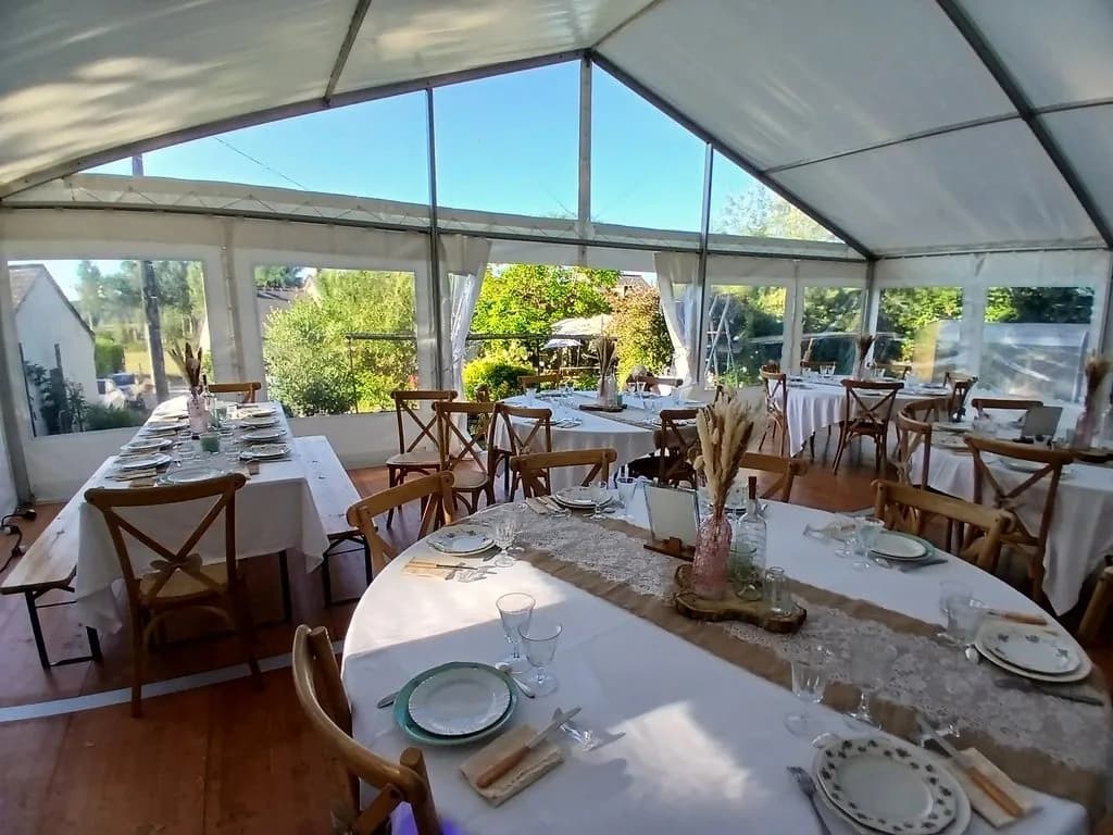 location chapiteau et mobilier pour mariage en ille et vilaine