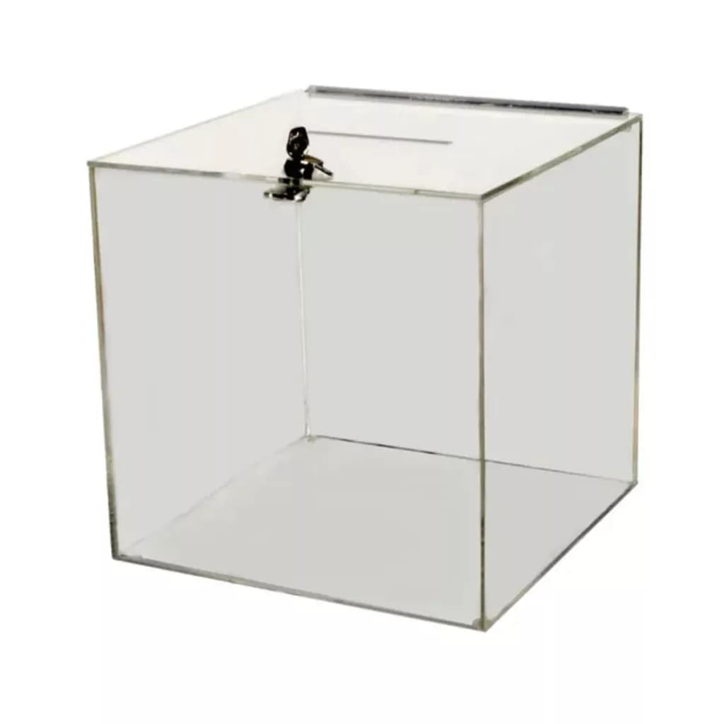 Urne plexiglass avec serrure 25x25x25cm.jpg Urne plexiglass avec serrure 25x25x25cm.jpg